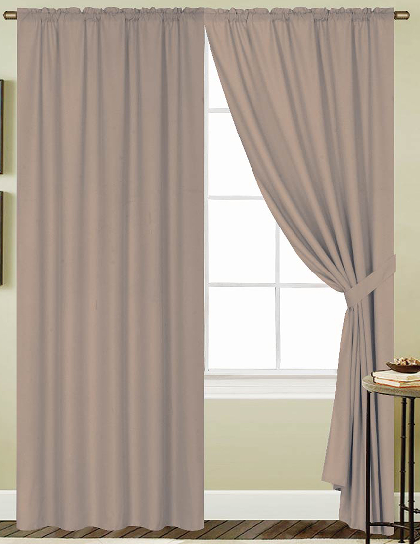 Kennedy Grommet Panel 84" Taupe