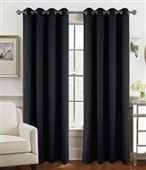 Kennedy Grommet Panel 90" Black