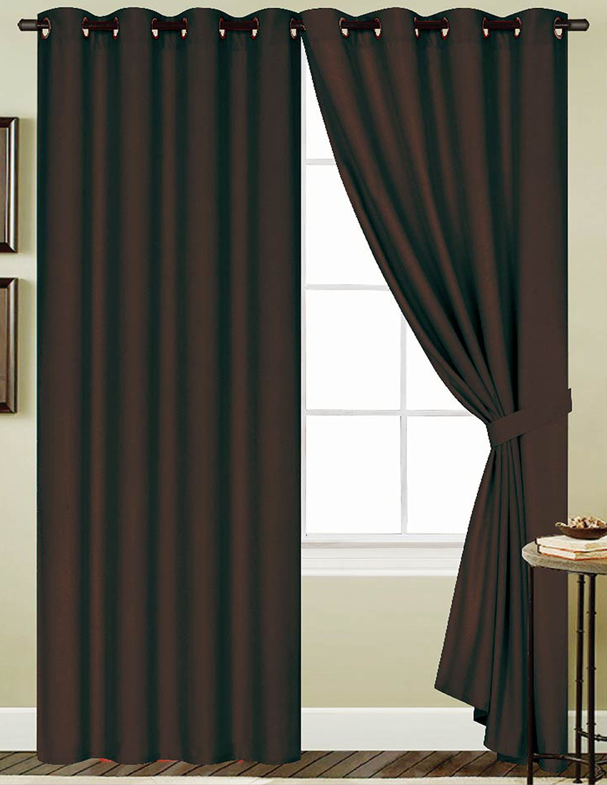 Kennedy Grommet Panel 90" Chocolate