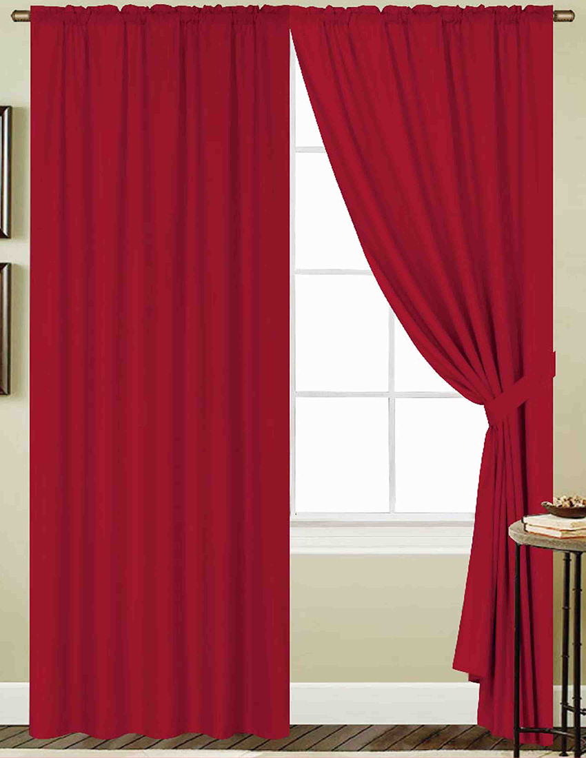 Kennedy Grommet Panel 90" Red