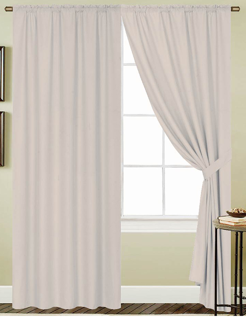 Kennedy Grommet Panel 90" Silver