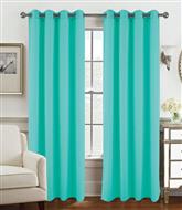 Kennedy Grommet Panel 90" Turquoise