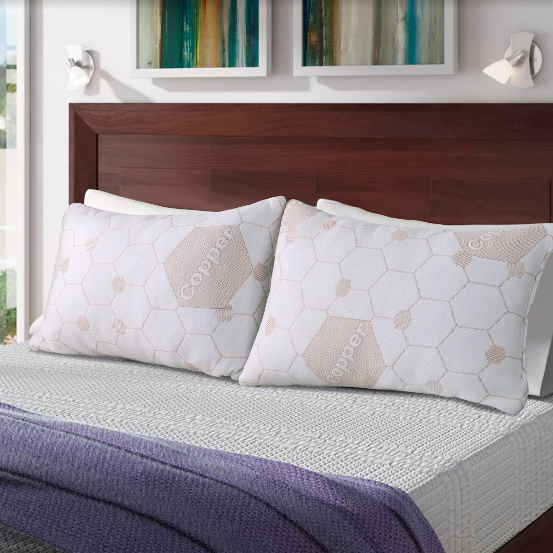 Copper Memory Foam Pillow 20" x 28"