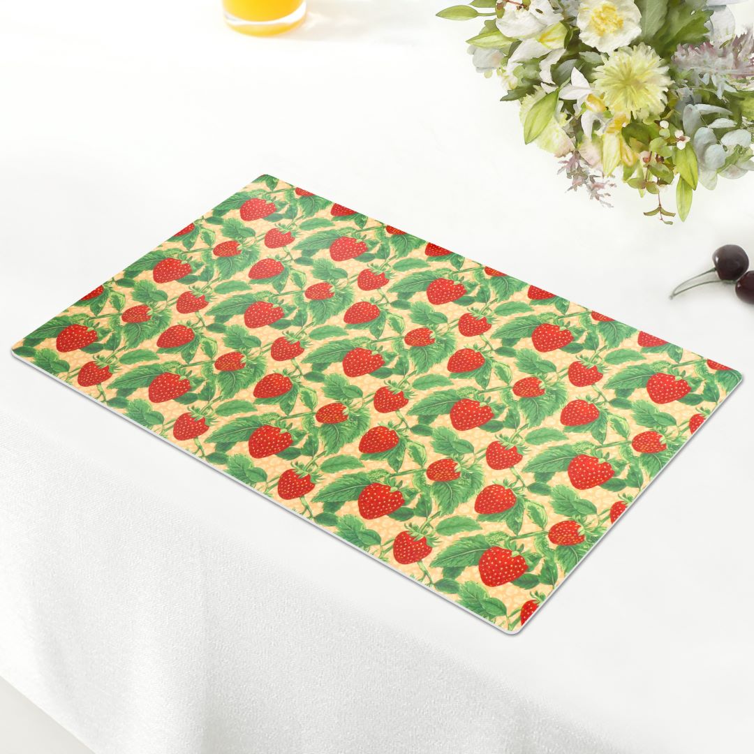 Cucina Strawberry Fields 4pk Kitchen Placemats
