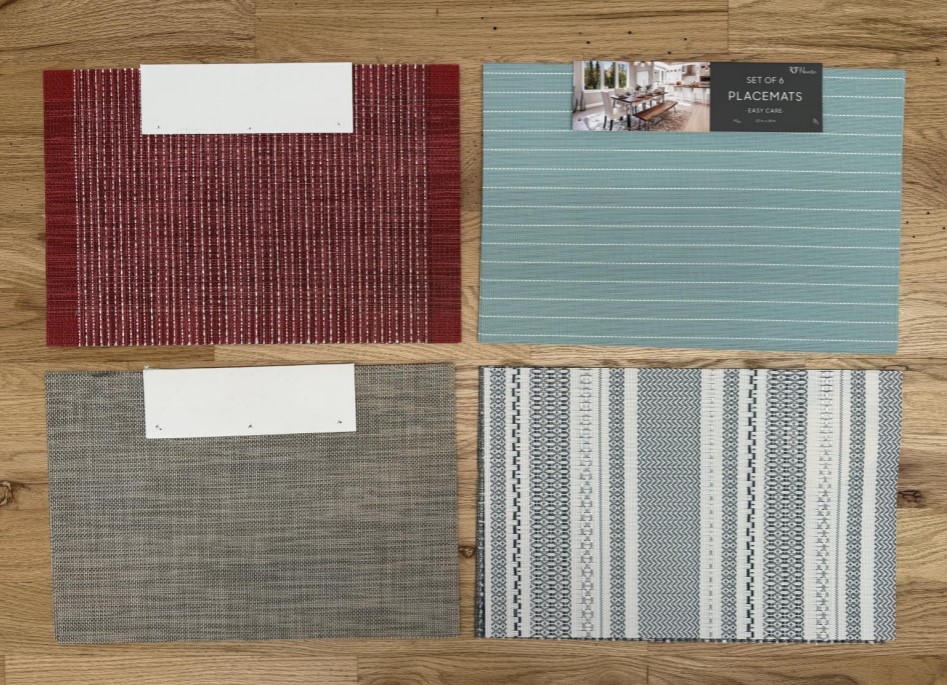 Textilene 6pk Placemats 12"x18" Assort