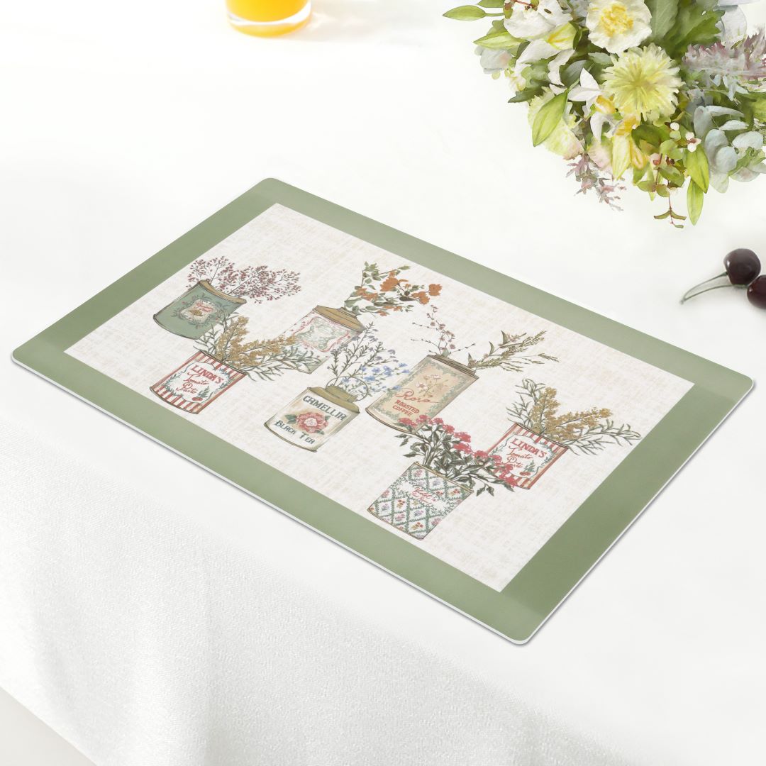 Tribeca Herbs 4pk Kitchen Placemats