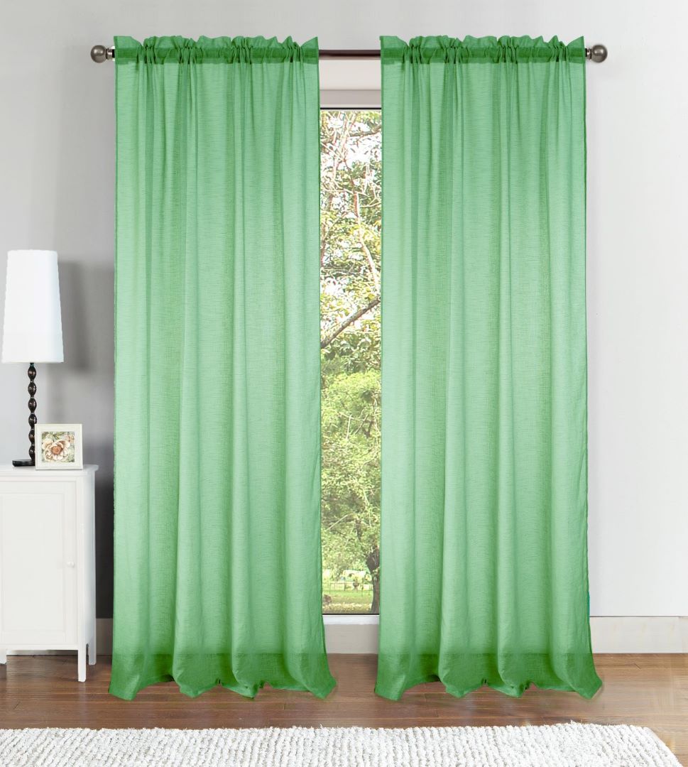 Astro Textured Rod Pocket Panel 90" Sage