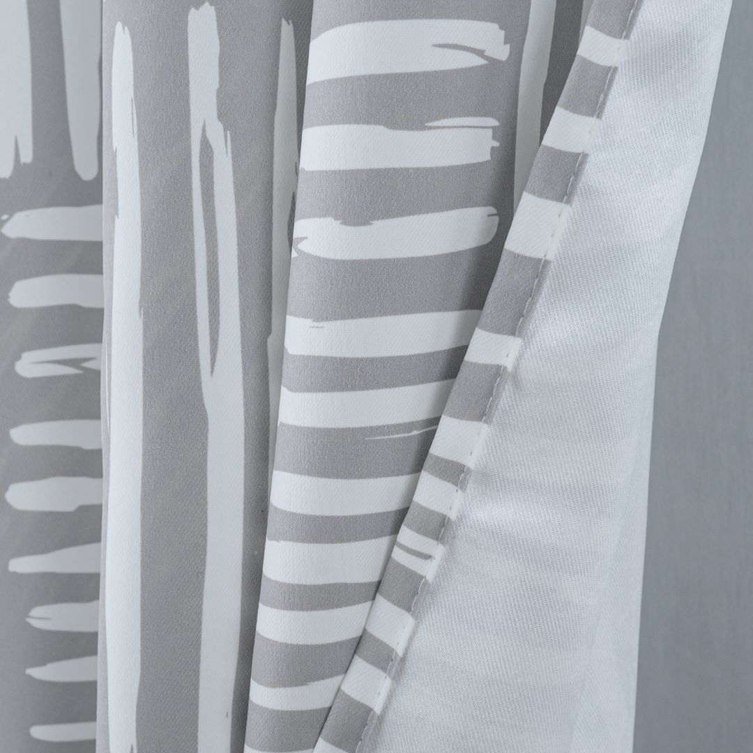 Ashton Prnt 2pk Blackout Grom Panel 84" Silver