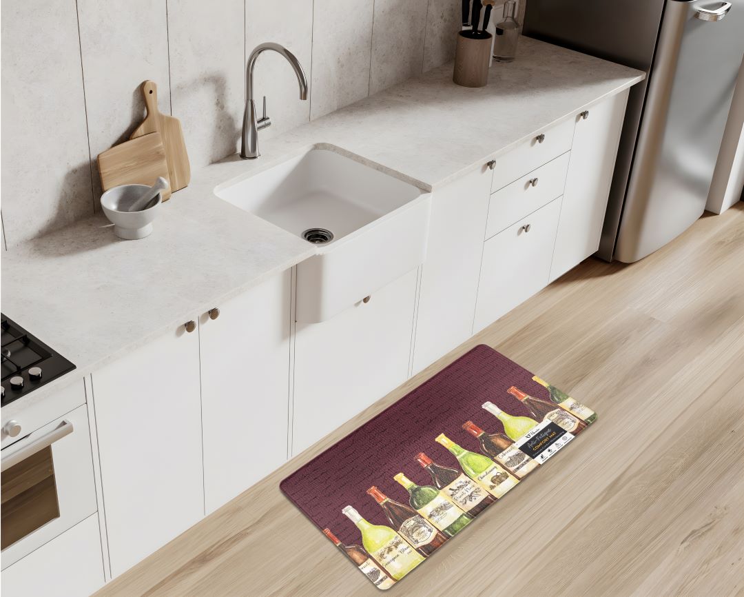 Anti-Fatg Cucina Wine Bottles Mat 18"/30"