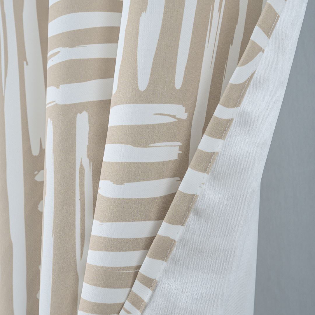 Ashton Prnt 2pk Blackout Grom Panel 84" Taupe