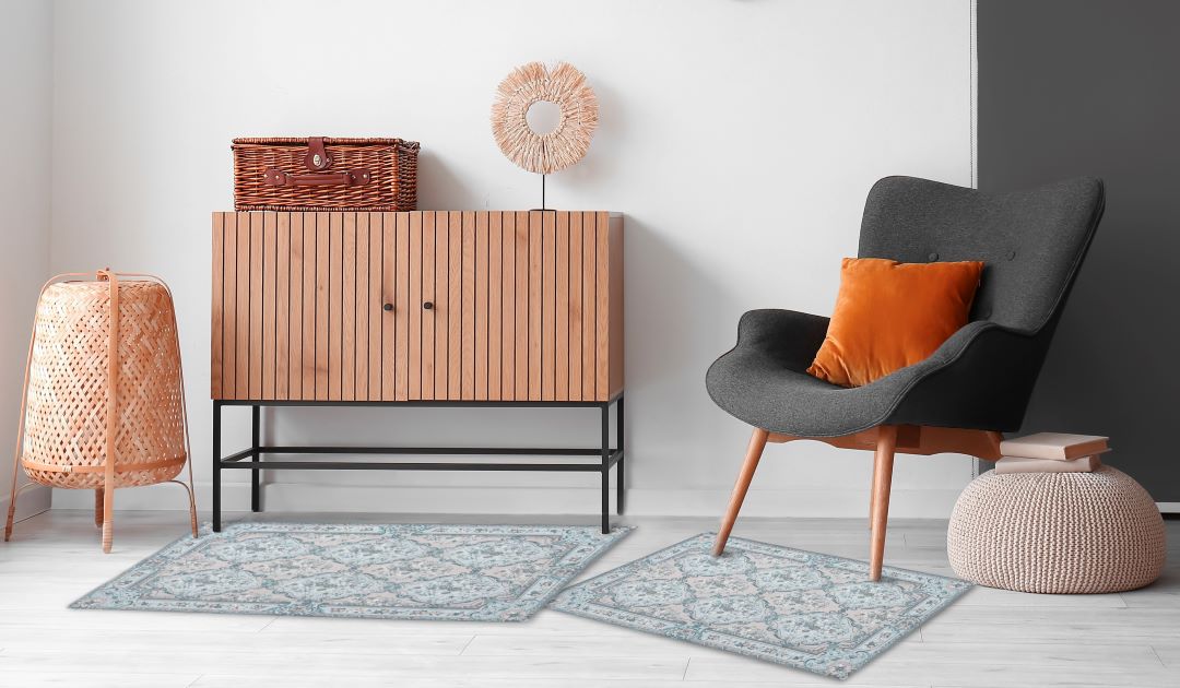 2pc Bluebell Chenille Rug Set 20X32 / 24X40