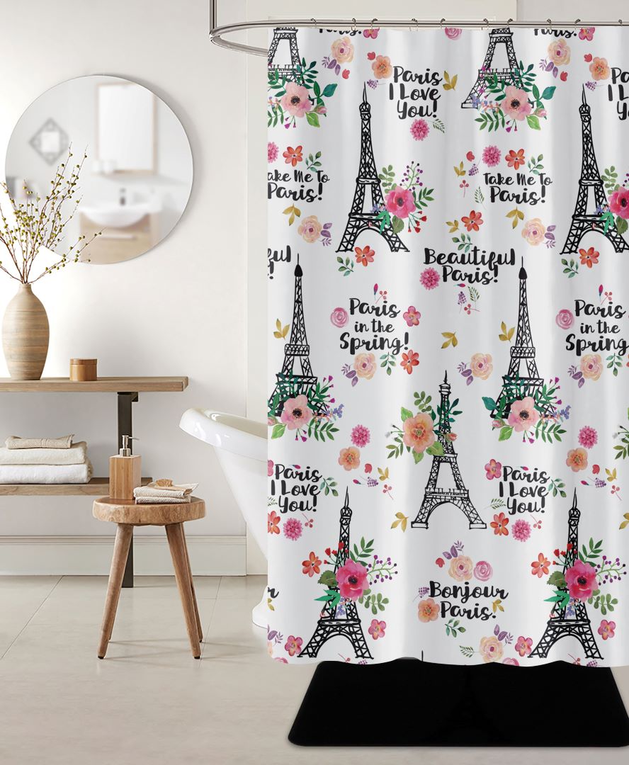 Peva Paris 14pc Bath Set 18x30 Black