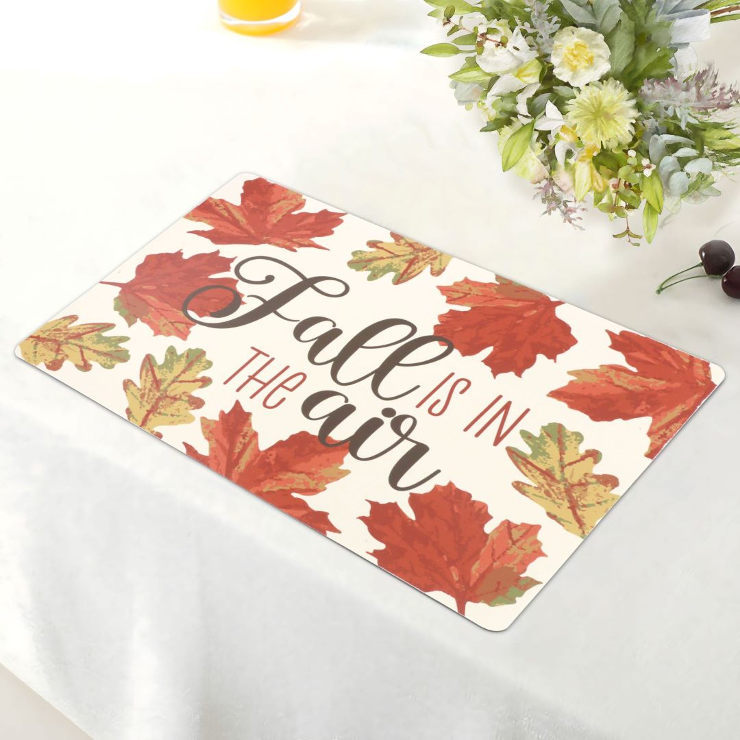 Fall in the Air 4pk Foam Kitchen Placemats