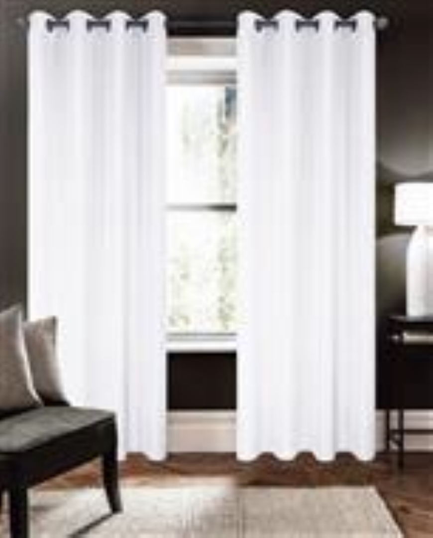 Barron 2 Pack Grommet Panel 84 White