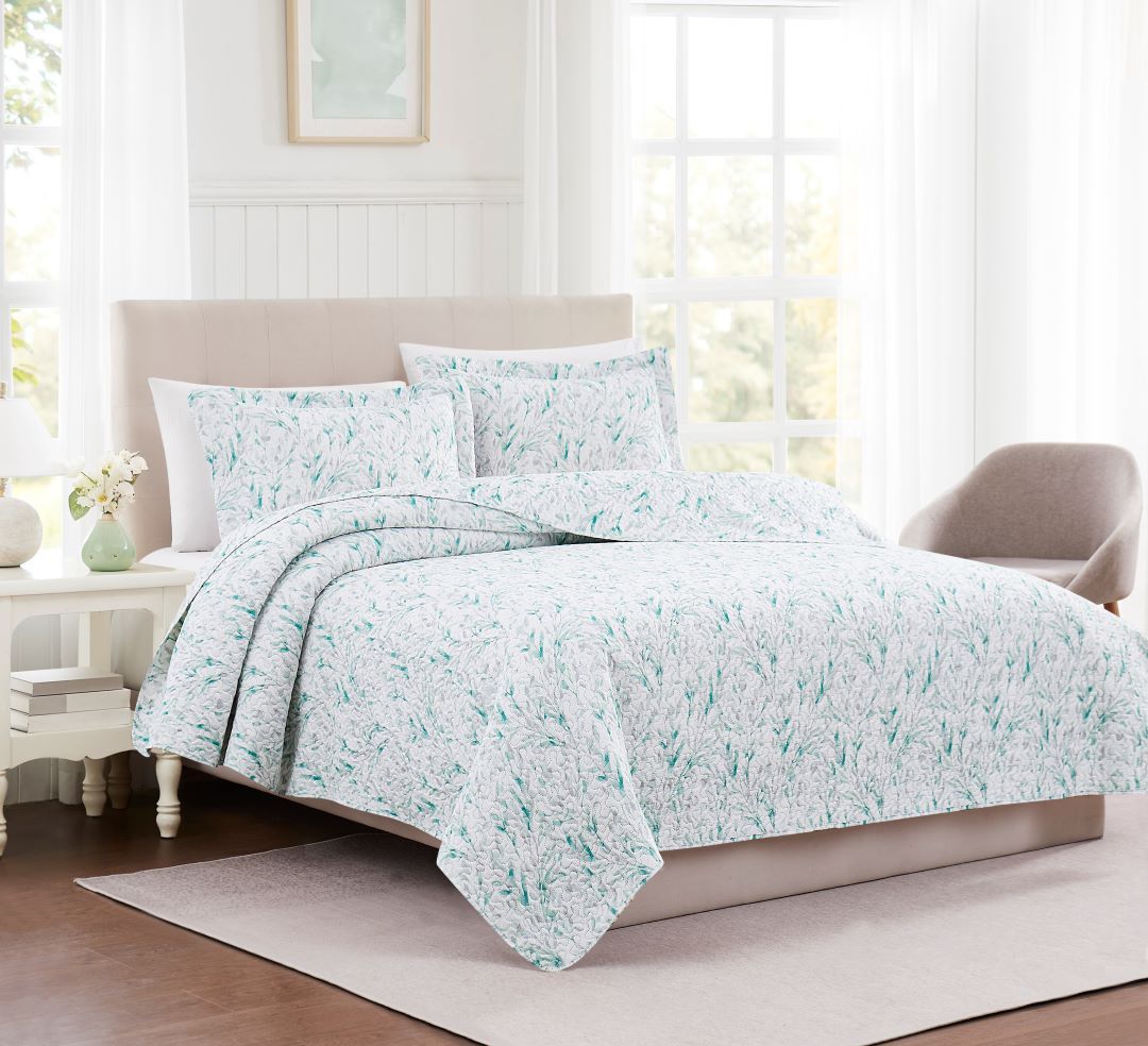 Bonaire Leigh 3pc Pinsonic Quilt King