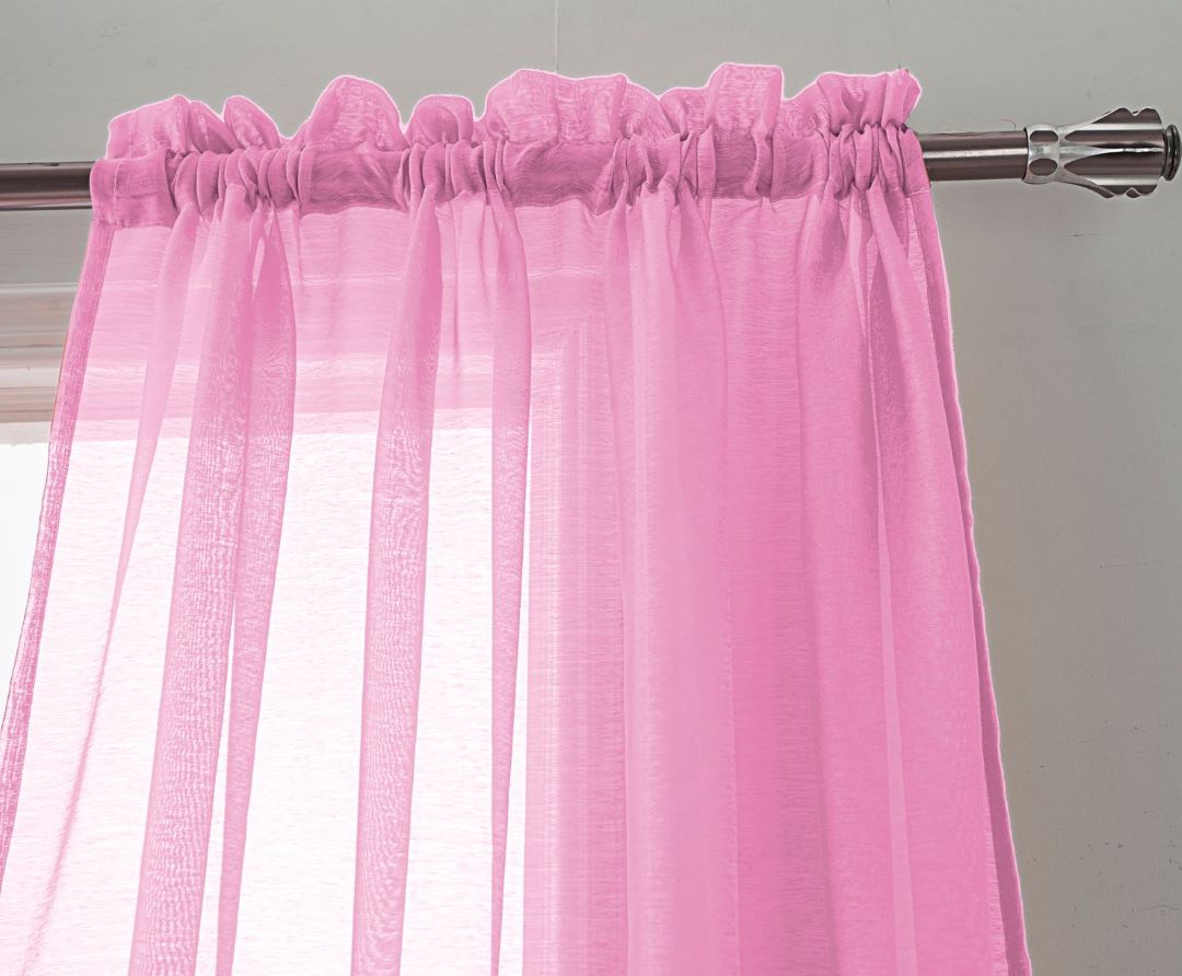 Celine Sheer Panel 84"OP Pink