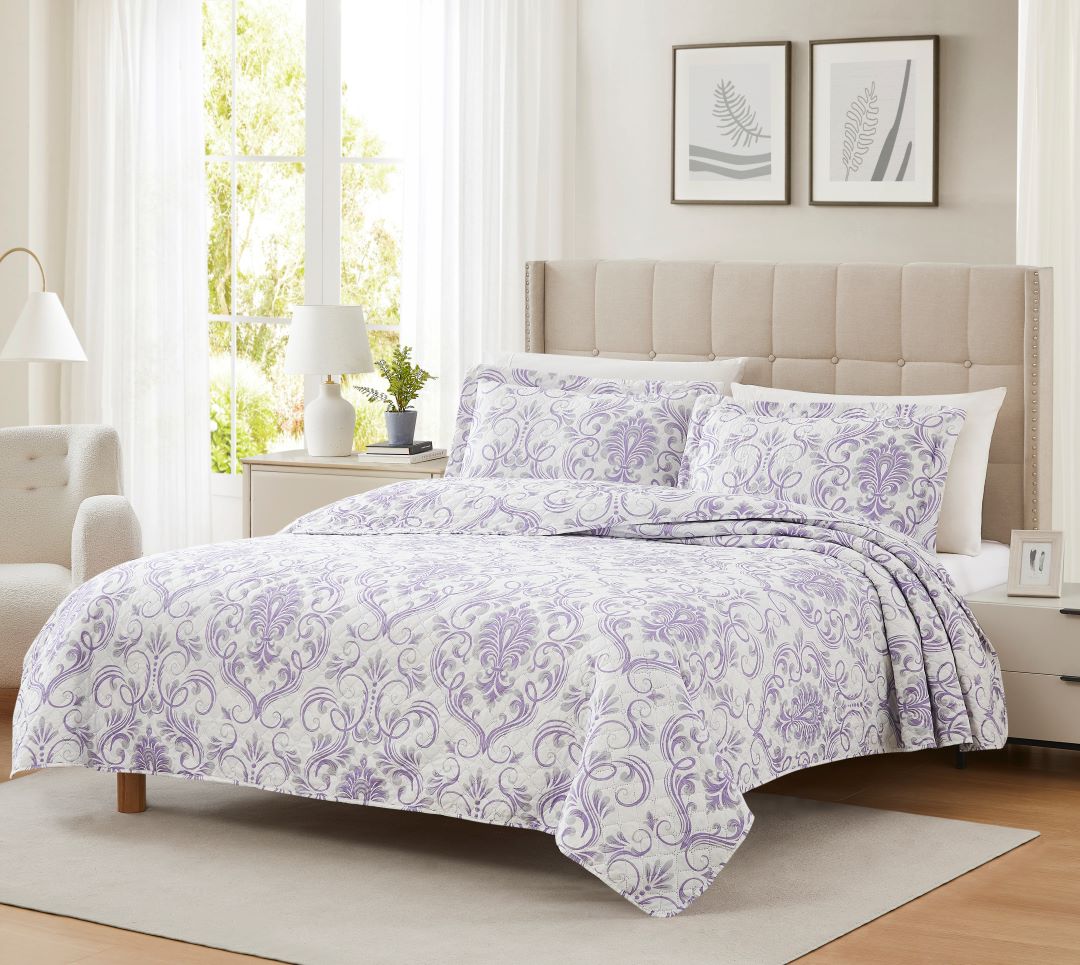 Hudson Dallas 3pc Pinsonic Quilt King