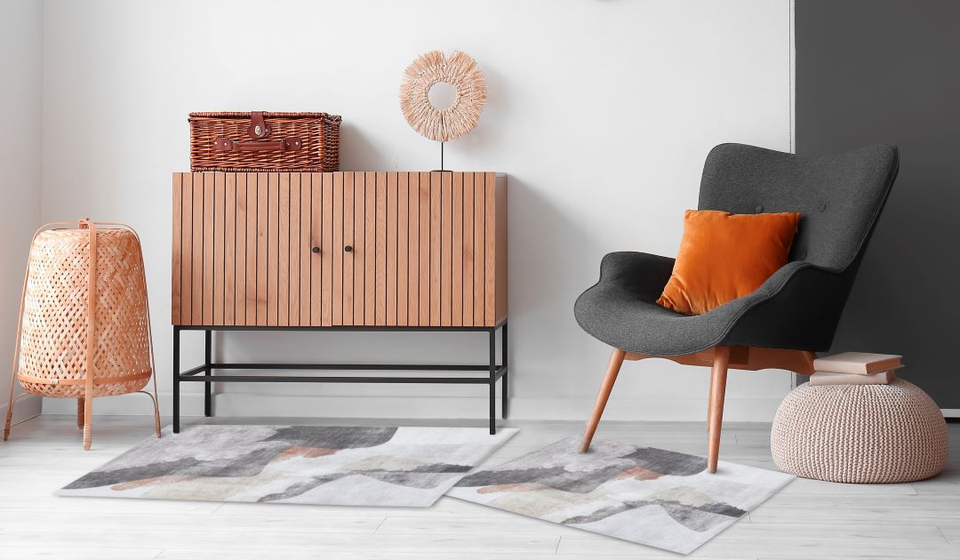 2pc Zion Chenille Rug Set 20X32 / 24X40