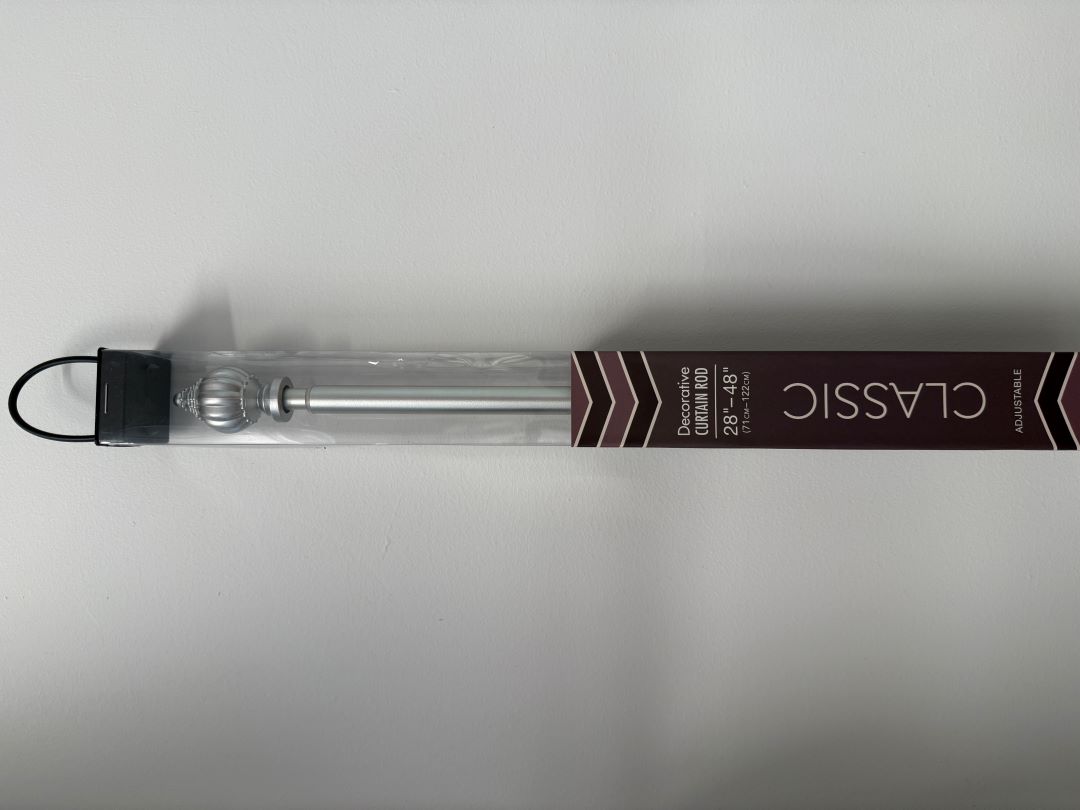 Classic Metal Curtain Rod 48"/84" Asst.