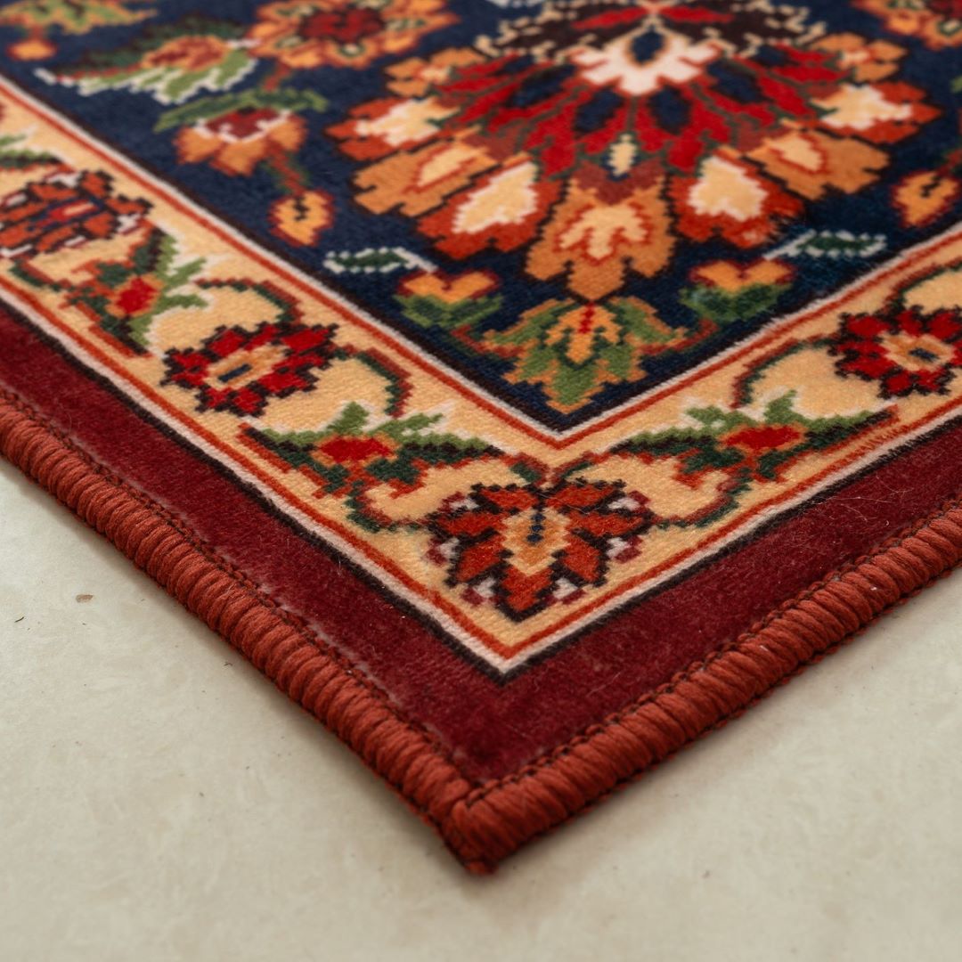 Kina 2pc Print Flannel Washable Rugs 20x32/24x40