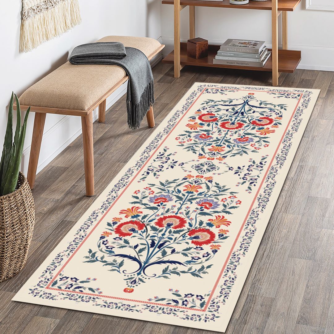 Allie Print Flannel Washable Runner 20"x60"