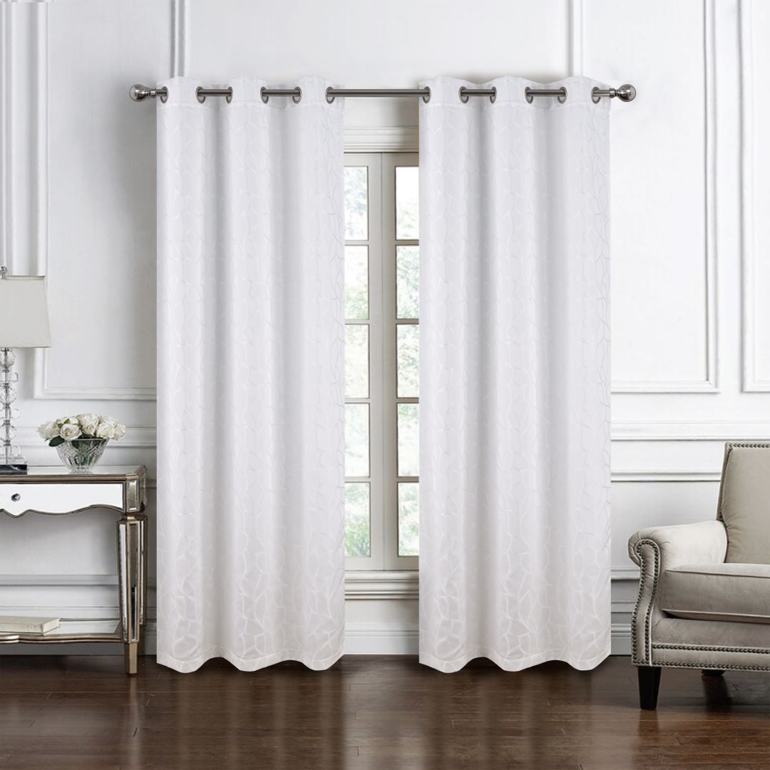 Lorena Jacq Grommet Panel 84" White