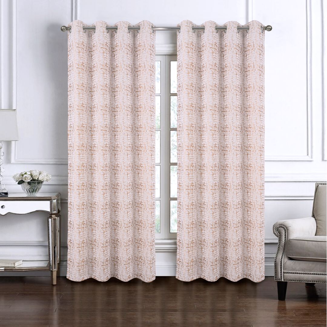 Luca Jacq Grommet Panel 84" Choc