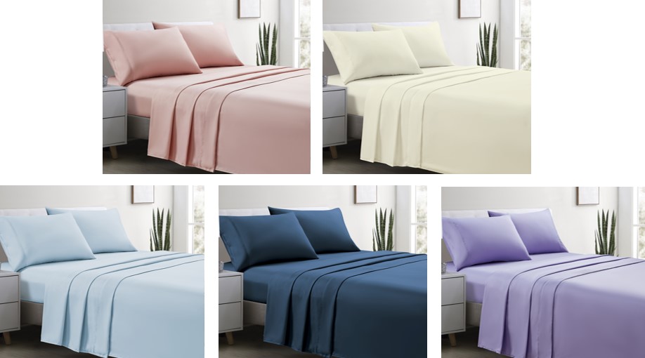 Cooling 4pc Sheet Set Nested Queen