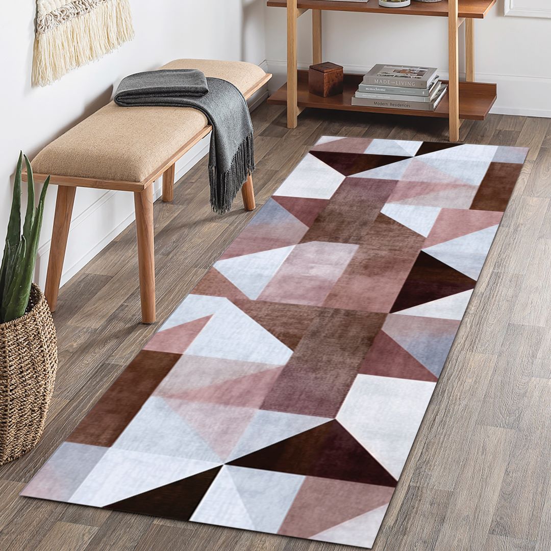 Acadia Print Flannel Washable Runner 20"x60"