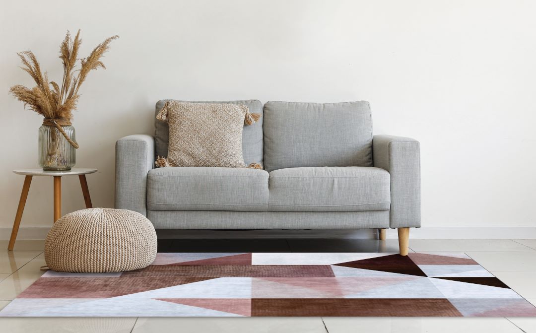 Acadia Print Flannel Washable Rug 48"x66"