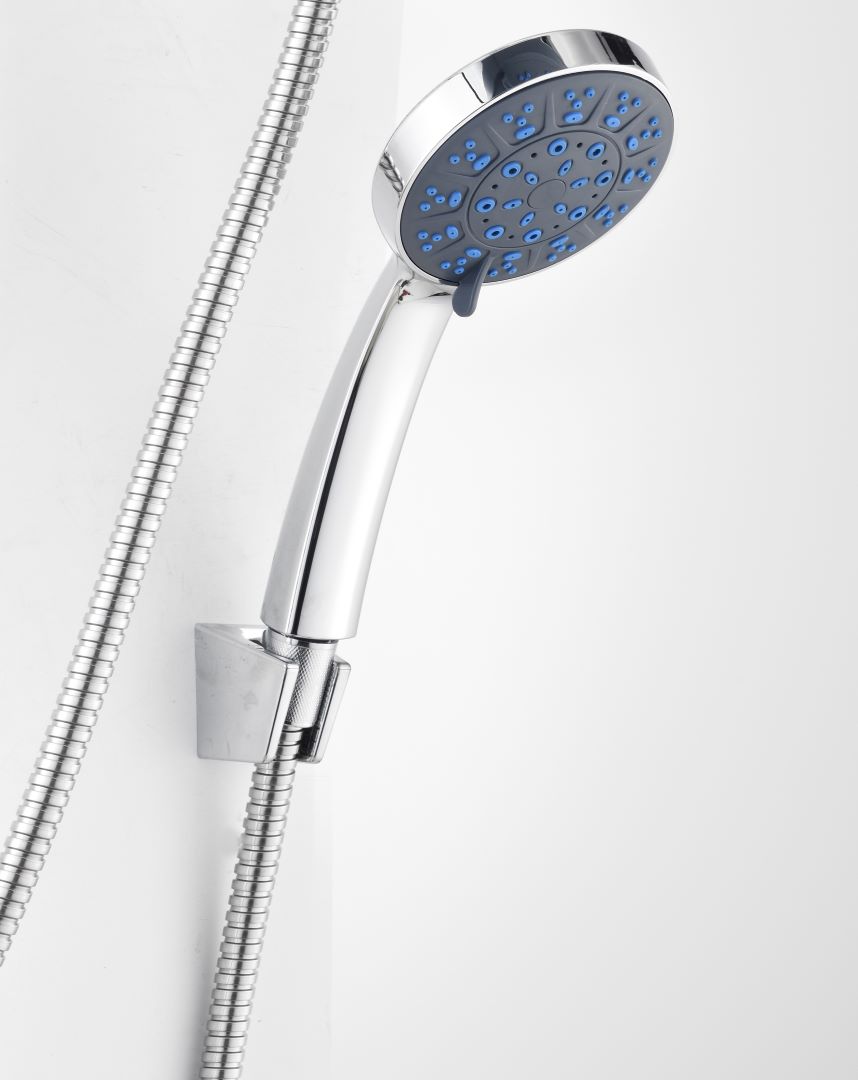 3 Function Hand Held Shower Head Chrome 7cm