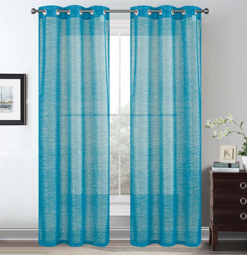 Lonnie Grommet Panel 90" Teal