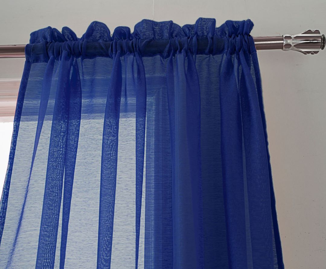 Celine Sheer Panel 84"OP Navy