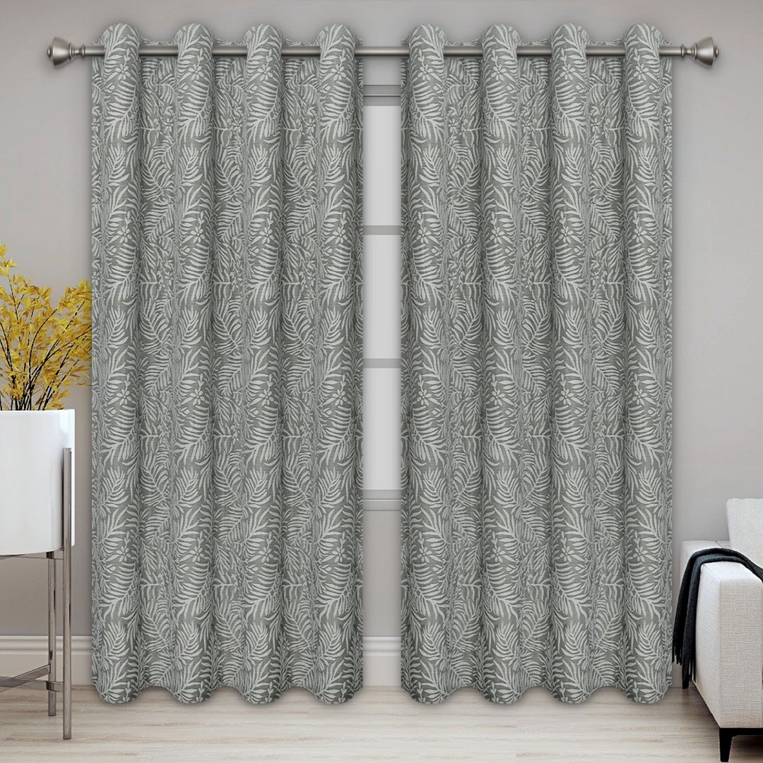 Cora Jac 100% Blackout Grom Panel 63" Grey