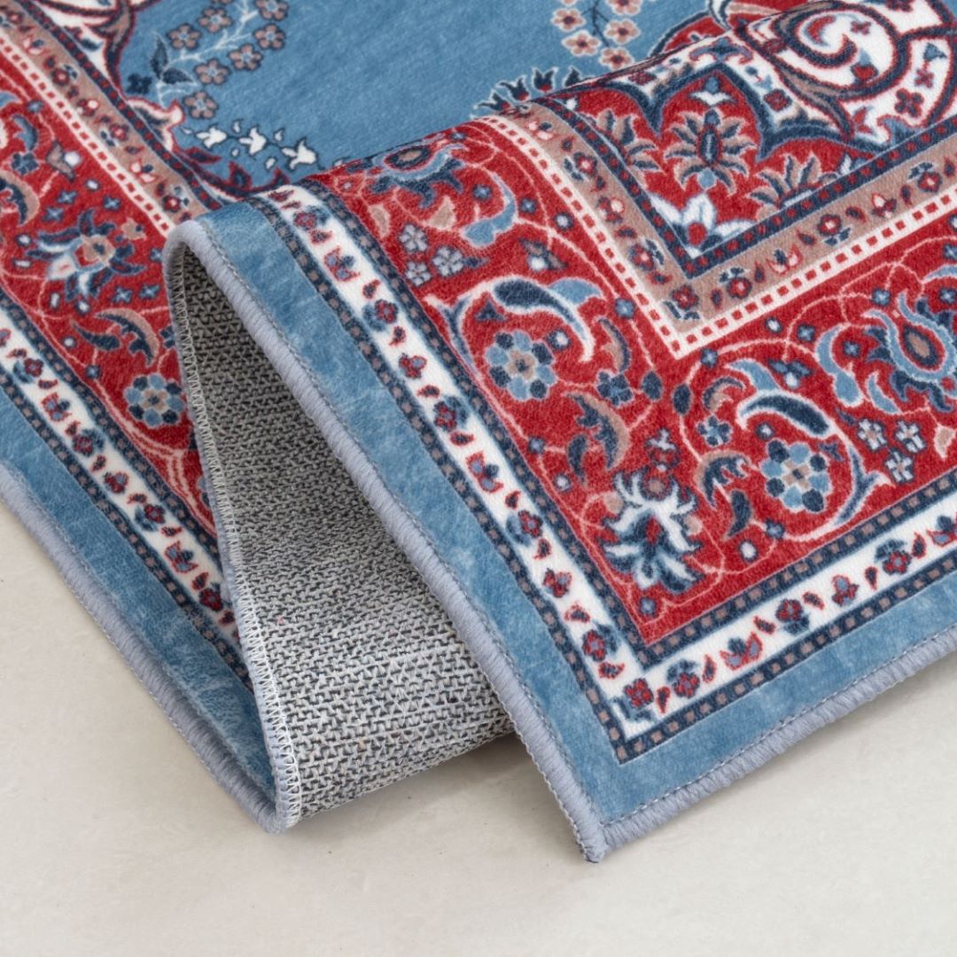 Lupa Print Flannel Washable Rug 24"x36"