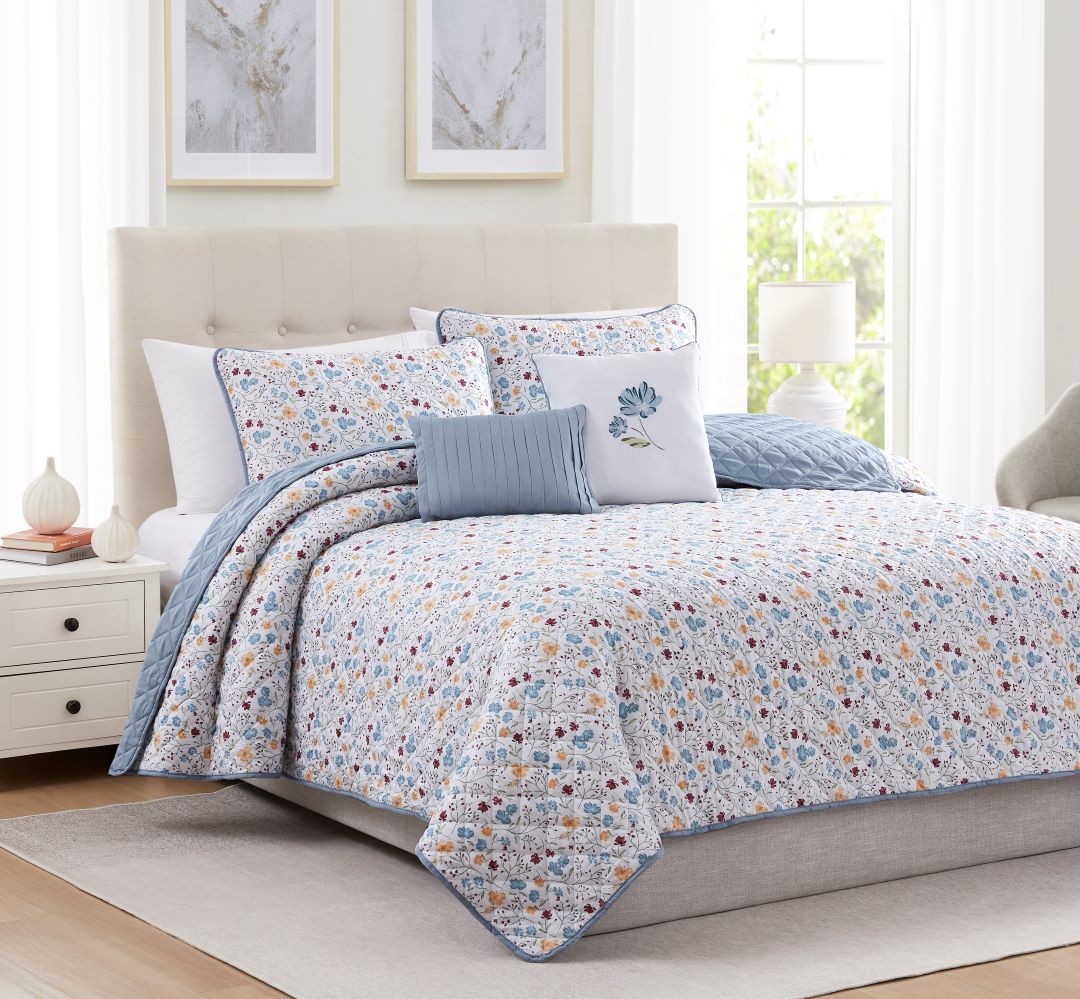 Lindsey 5pc Quilt Queen