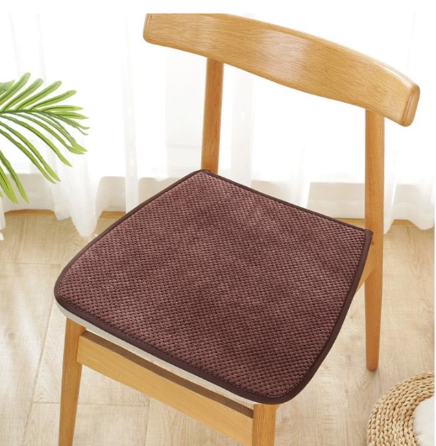 Sanford 2 Pk Chair Pads 16" X 16" Chocolate