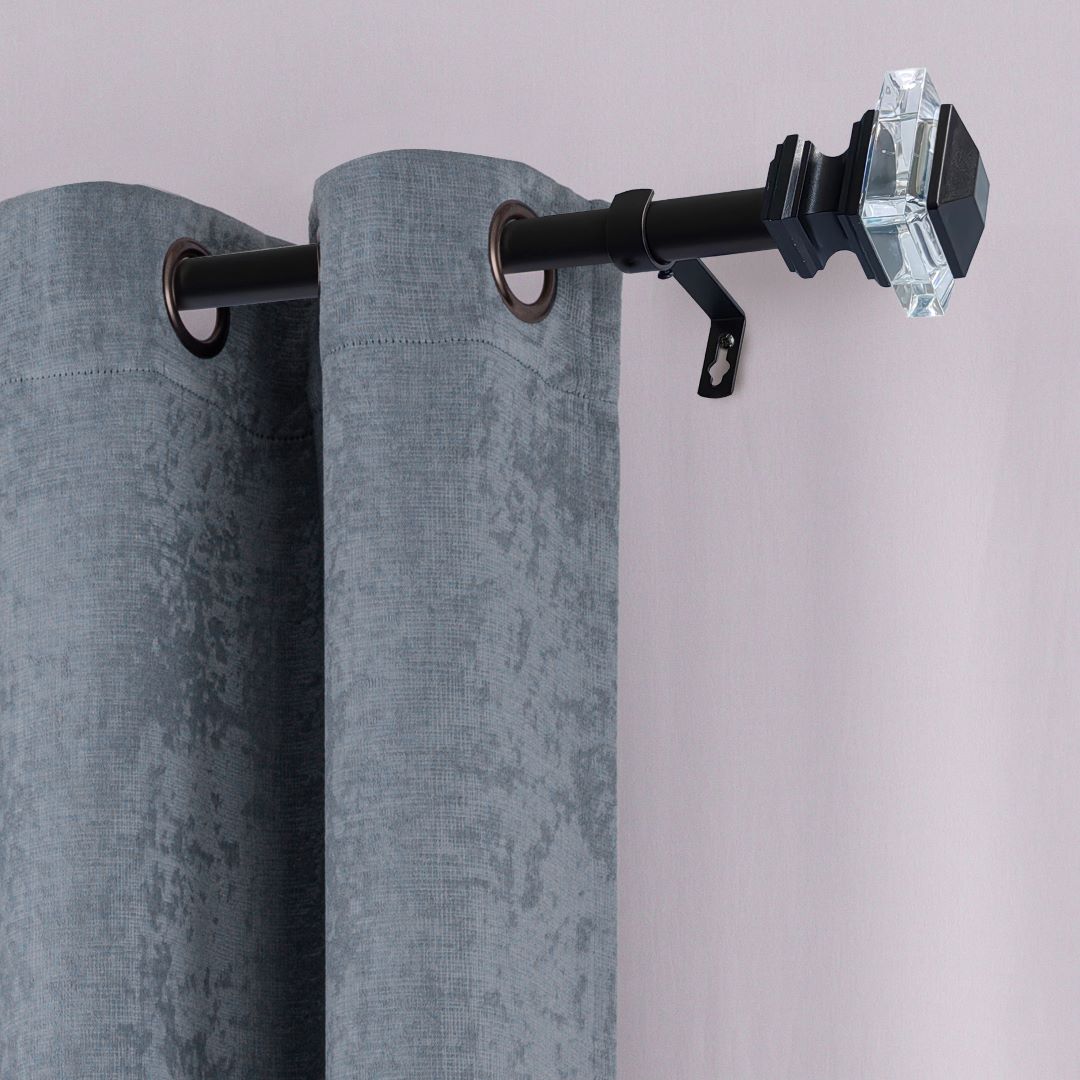 Marlo 1" Acrylic Curtain Rods 86-120 Bronze