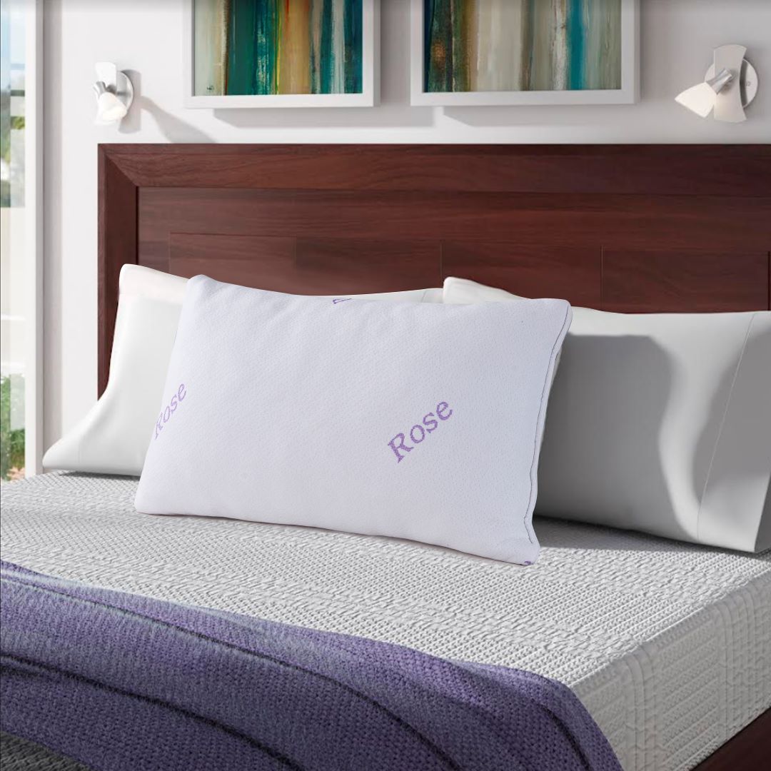 Rose Memory Foam Pillow 20" x 28"