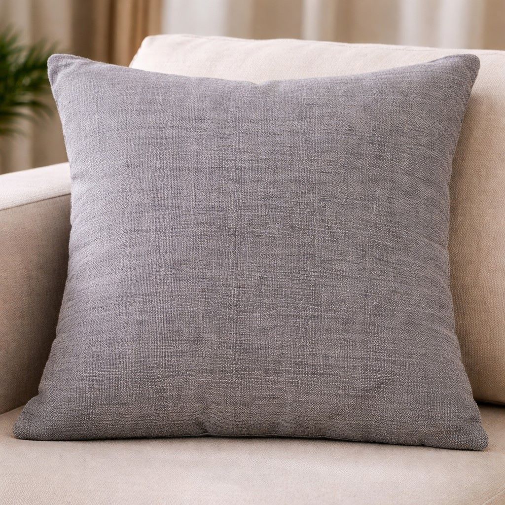 Westin Chenille Pillow 18"x18" Grey