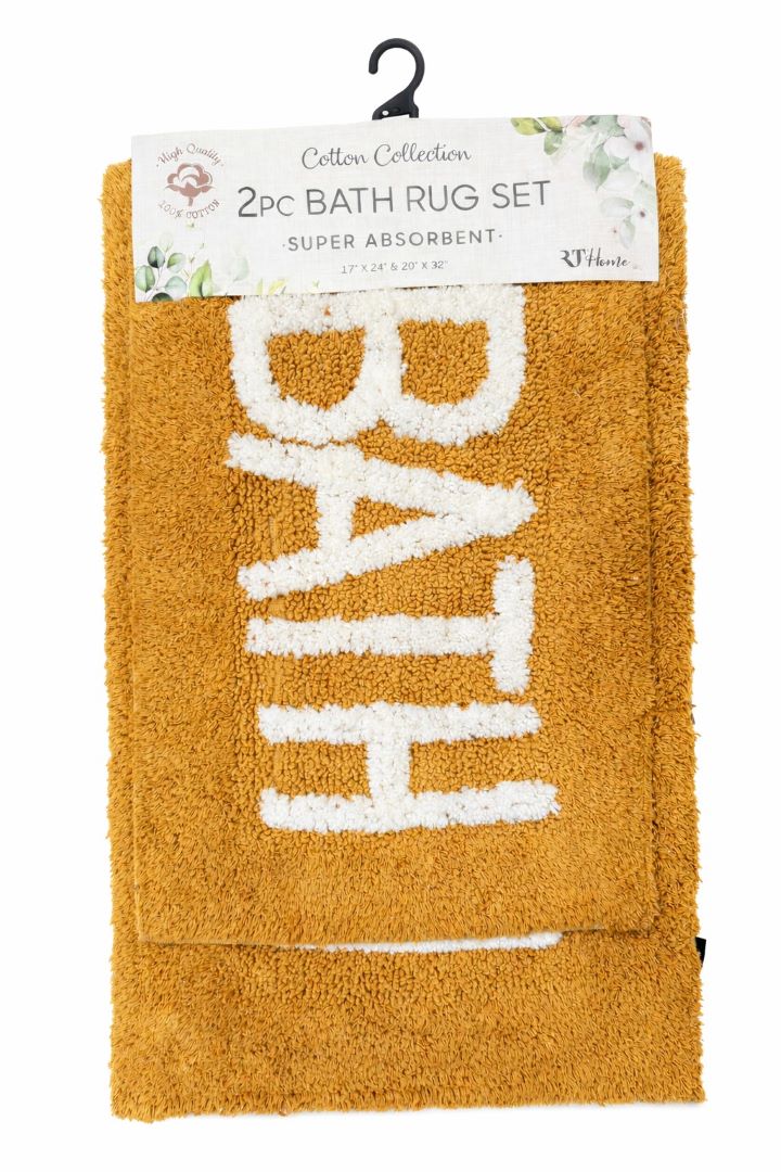 2PC 17x24/20x32 Bath Gold