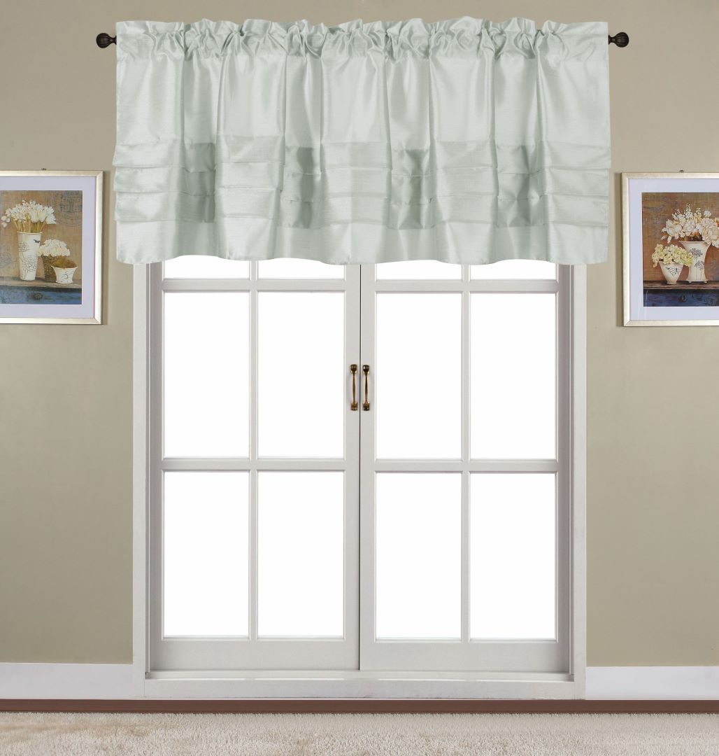Nancy Pleated Valance Silver