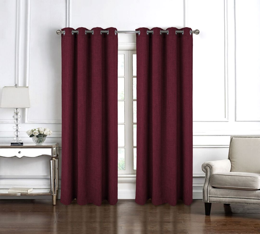 Delmar 2pk Grom Panel 54x84 Burgundy