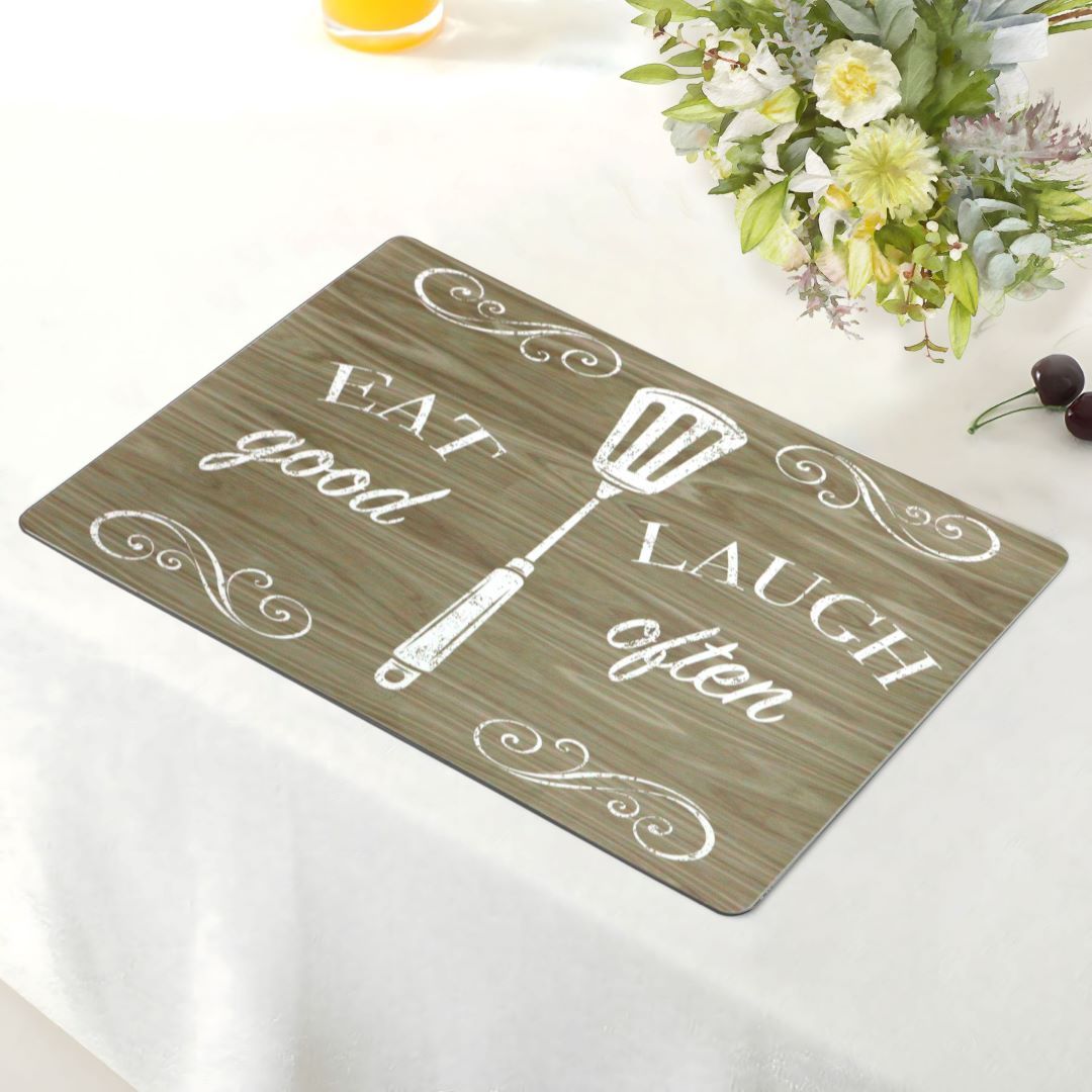 Cucina Eat Laughs 4pk Kitchen Placemats