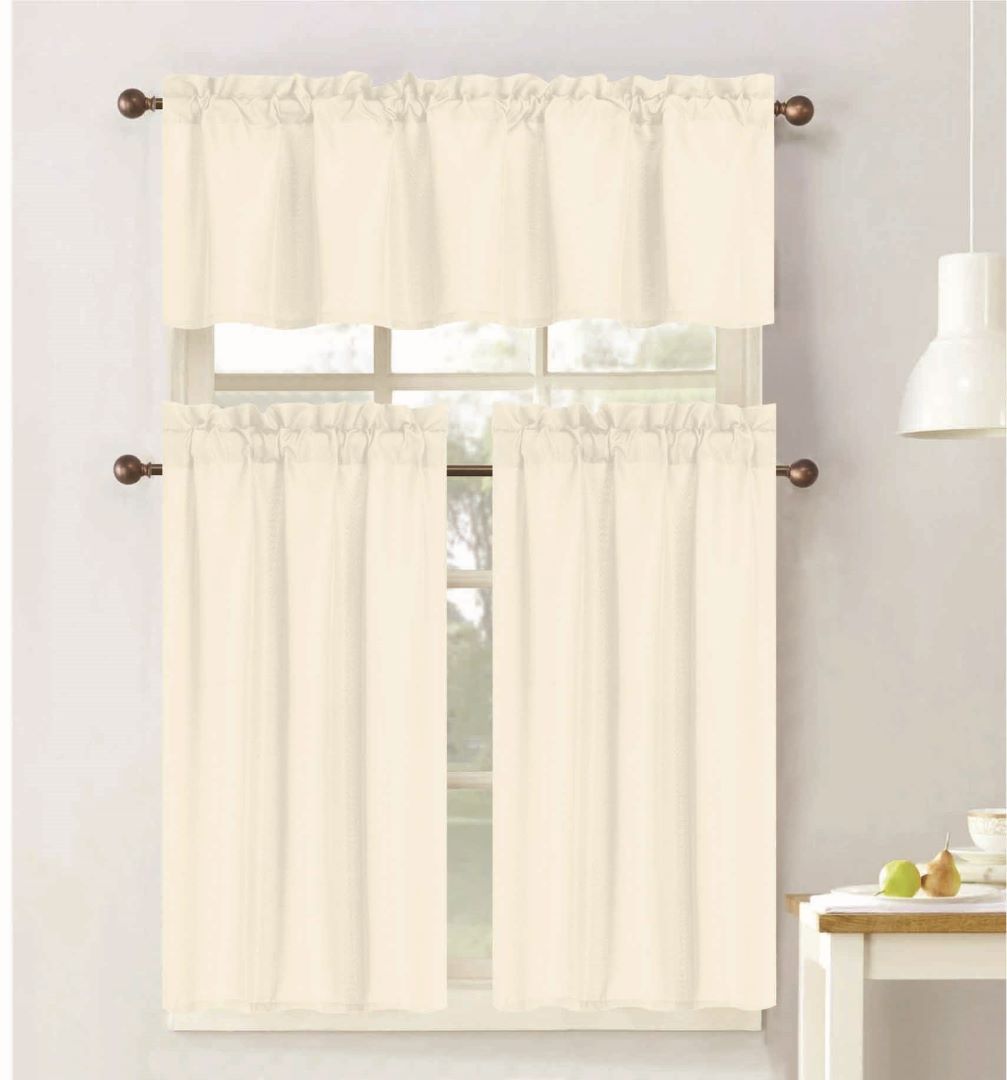 Gibson Kitchen Curtain Beige