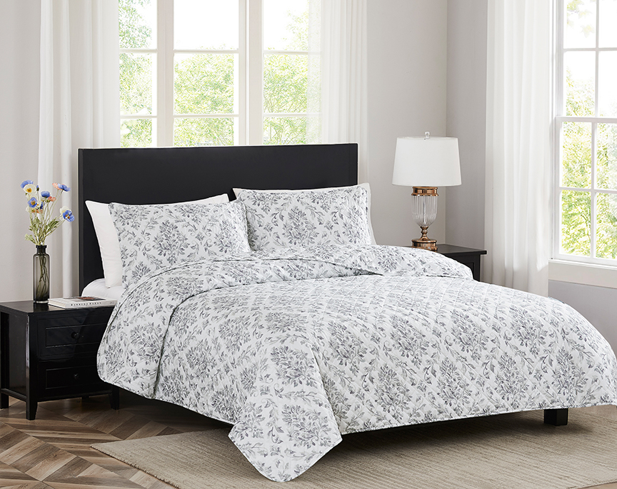 Melrose Skyler 2pc Stitched Quilt OB T