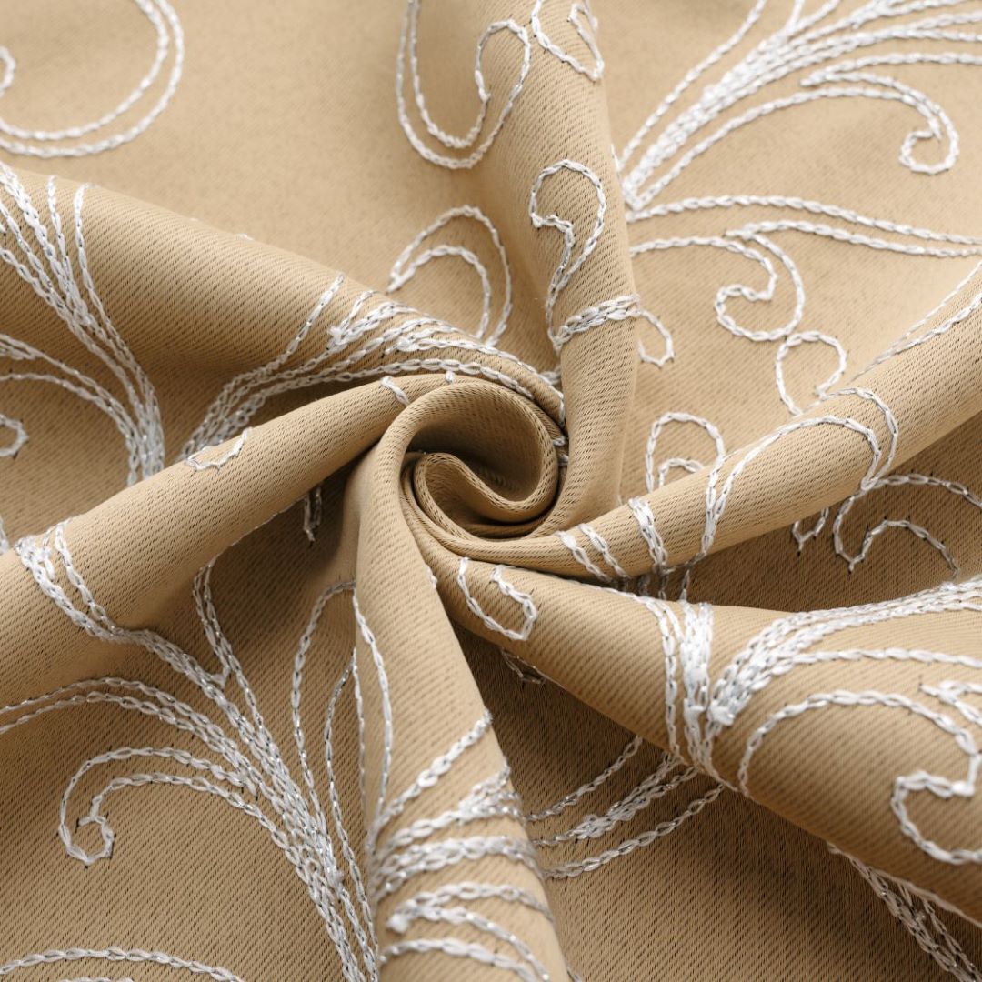 Kimber Emb Blackout Grom Panel 84" Taupe