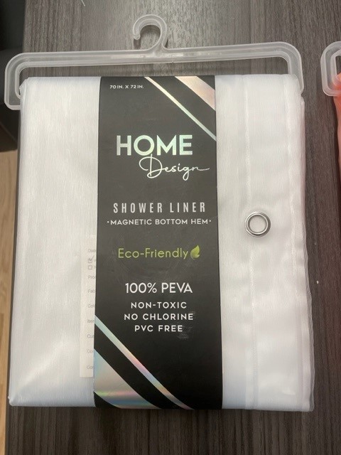 Shimmer Stripe Peva Liner Frosted