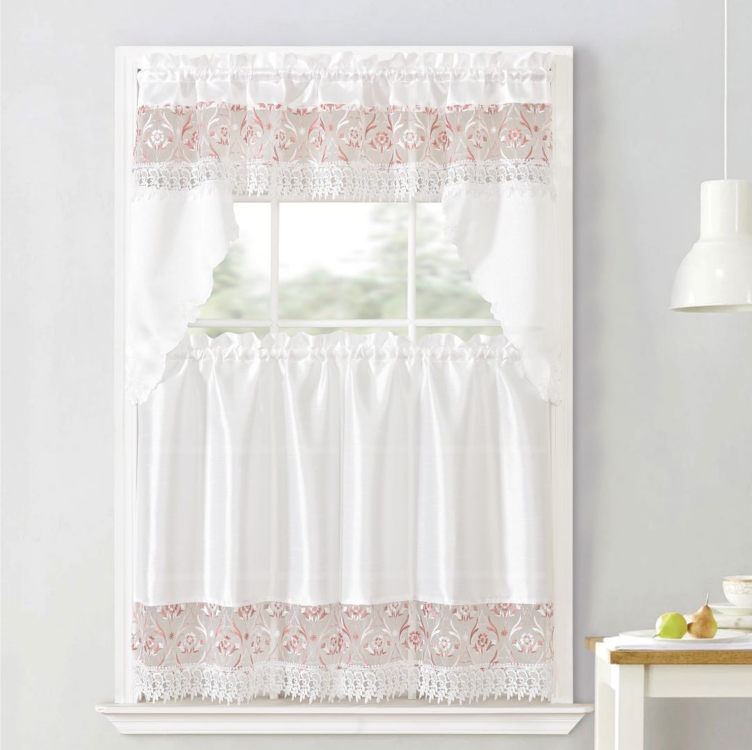 Flora Emb Macrame KC Blush