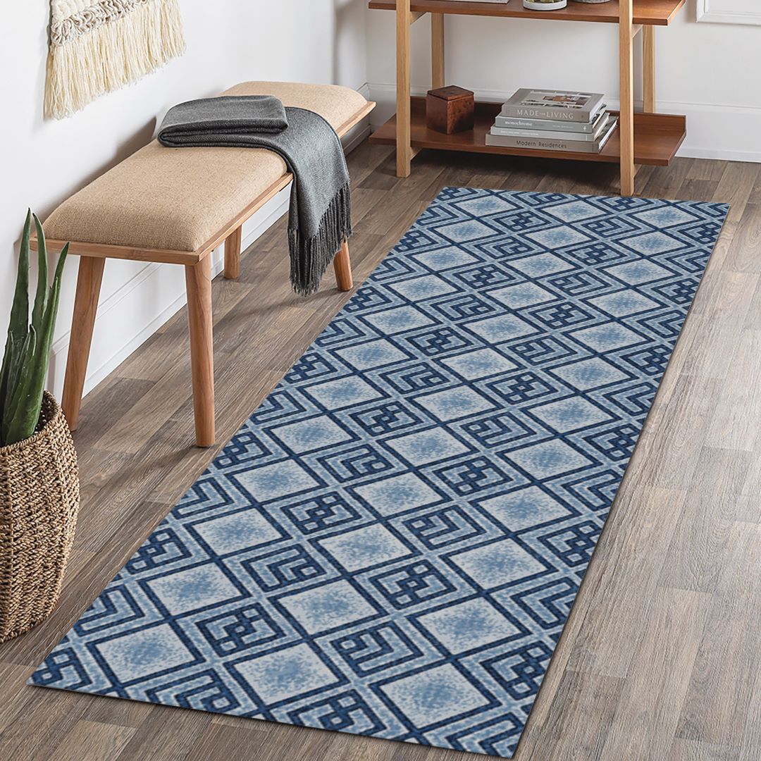 Archie Print Flannel Washable Runner 20"x60"